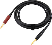 Cordial CSI 3 PP-SILENT инструментальный кабель моно-джек 6,3 мм/моно-джек 6,3 мм, разъемы Neutrik, 3,0 м, черный